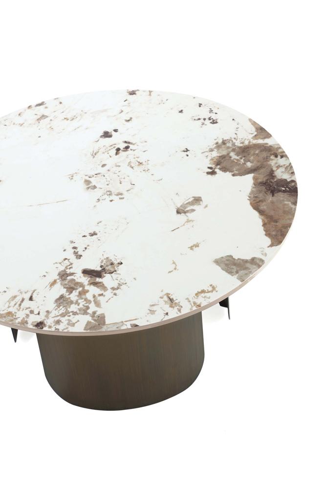 Manhattan Comfort - Monica Coffee Table with Stainless Steel Legs in Gold - CT016 veiw 6