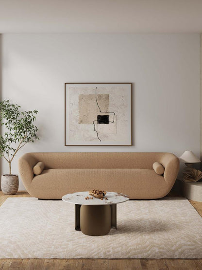 Manhattan Comfort - Monica Coffee Table with Stainless Steel Legs in Gold - CT016 veiw 7