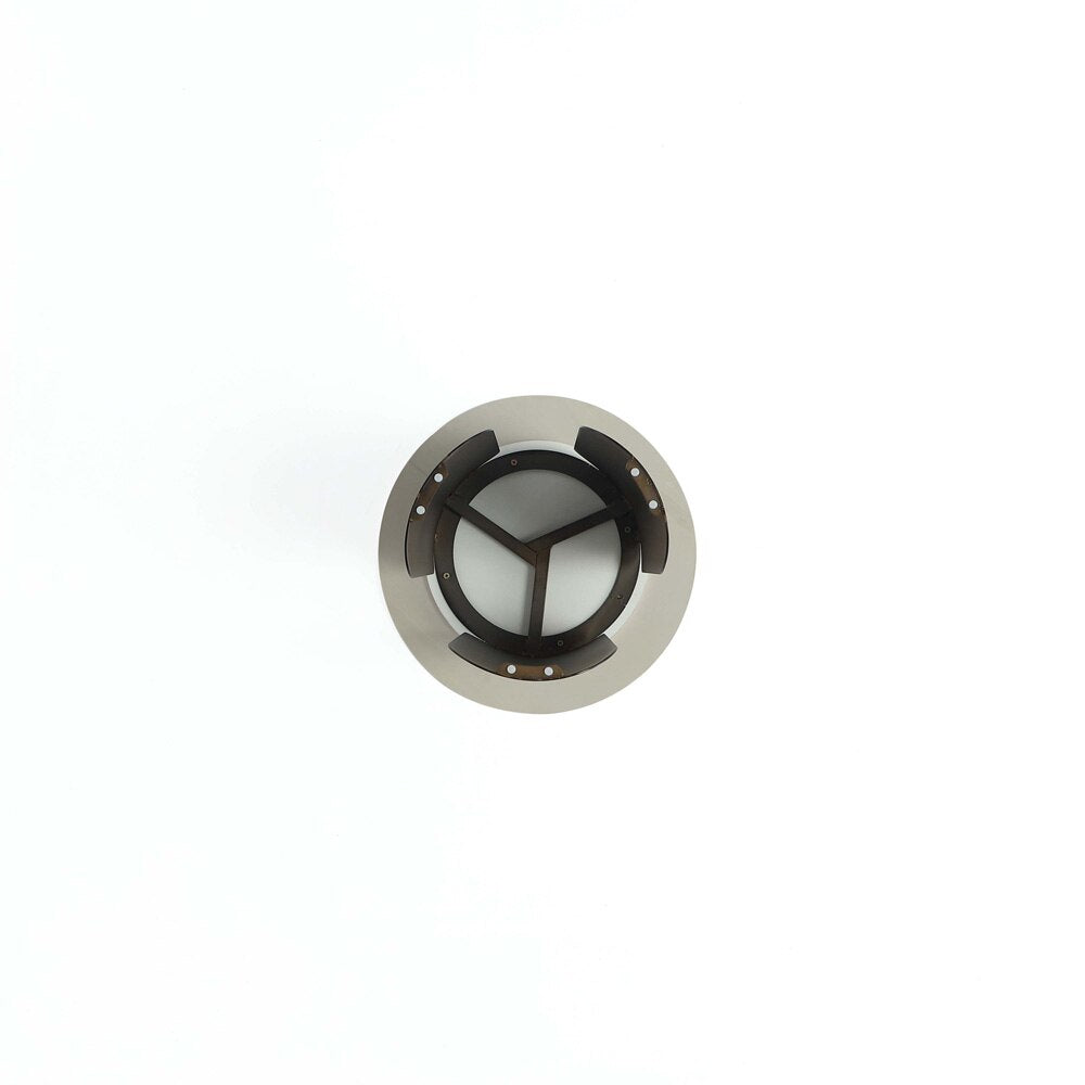 Manhattan Comfort - Monica End Table with Stainless Steel Legs in Gold - ET009 veiw 5