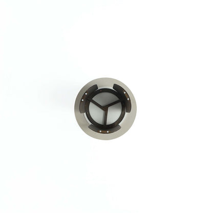 Manhattan Comfort - Monica End Table with Stainless Steel Legs in Gold - ET009 veiw 5