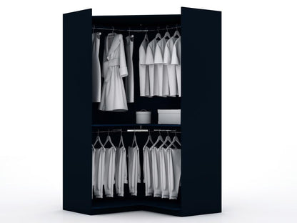 Manhattan Comfort - Mulberry Closet with 4 Closet Drawers in Tatiana Midnight Blue - Set of 3 - 111GMC4 veiw 6