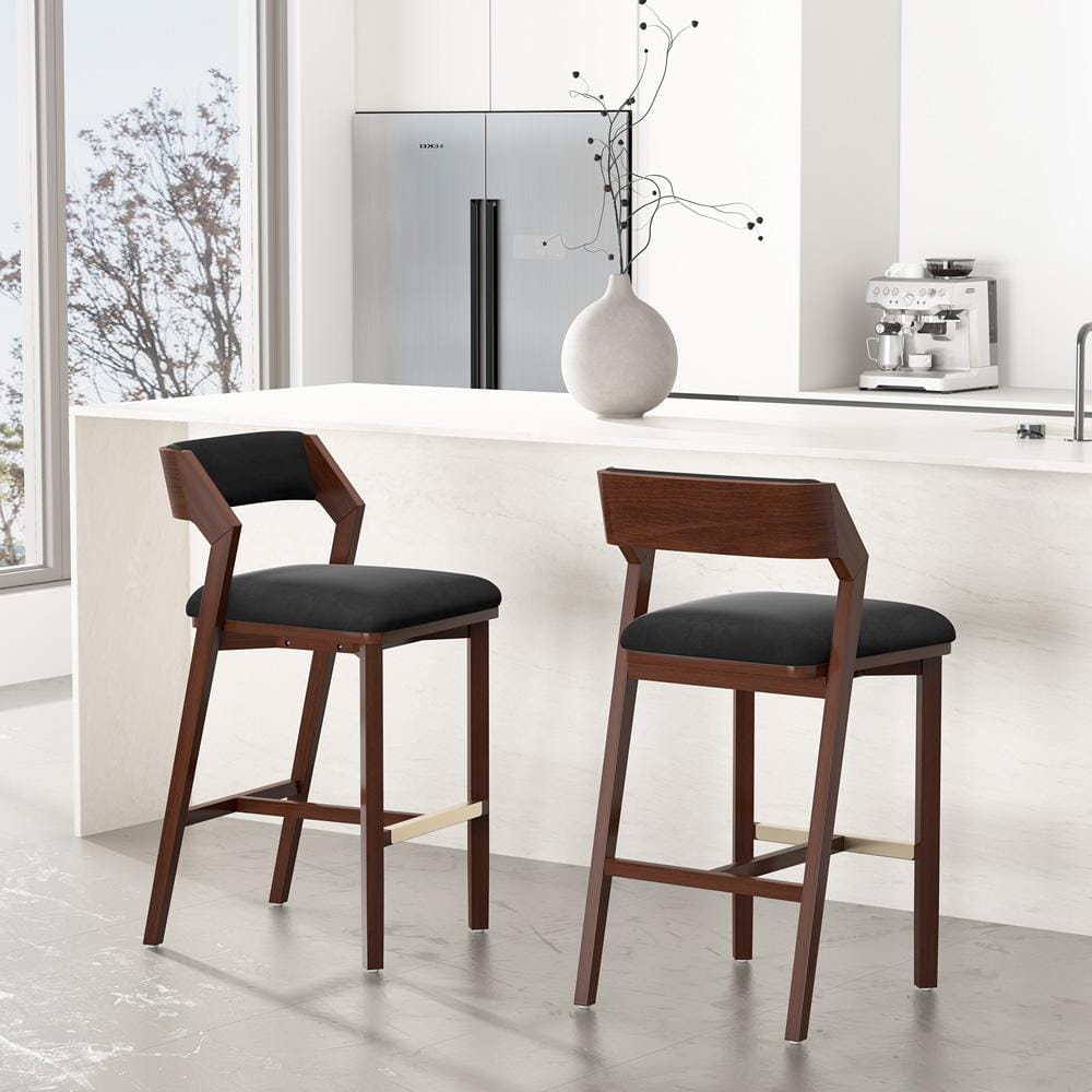 Manhattan Comfort - Patricia Barstool in Black - Set of 2 - 2-BS026-BK veiw 8
