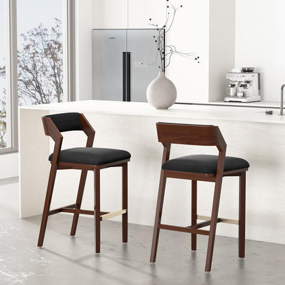 Manhattan Comfort - Patricia Barstool in Black - Set of 2 - 2-BS026-BK veiw 8