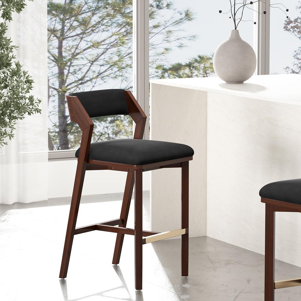 Manhattan Comfort - Patricia Barstool in Black - BS026-BK veiw 8