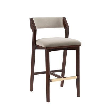 Manhattan Comfort - Patricia Barstool in Linen - Set of 2 - 2-BS026-LN veiw 3