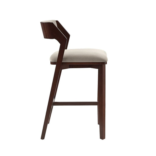 Manhattan Comfort - Patricia Barstool in Linen - BS026-LN veiw 2