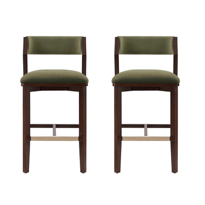 Manhattan Comfort - Patricia Barstool in Turtle Green - Set of 2 - 2-BS026-GR veiw 1