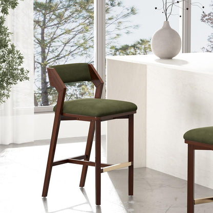 Manhattan Comfort - Patricia Barstool in Turtle Green - BS026-GR veiw 8