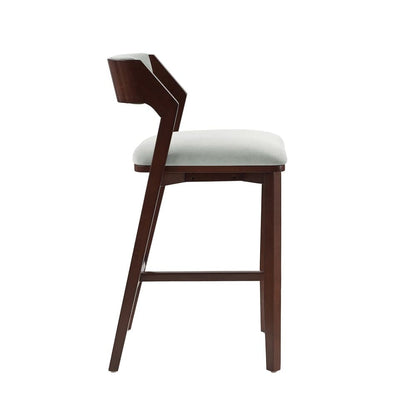 Manhattan Comfort - Patricia Barstool in White Glacier - Set of 2 - 2-BS026-WH veiw 2