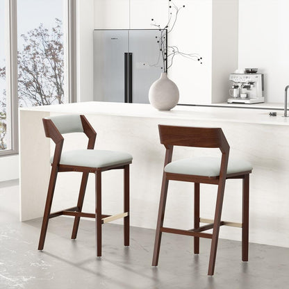 Manhattan Comfort - Patricia Barstool in White Glacier - Set of 2 - 2-BS026-WH veiw 8