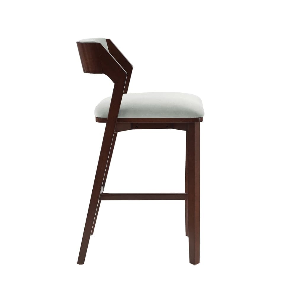 Manhattan Comfort - Patricia Barstool in White Glacier - Set of 3 - 3-BS026-WH veiw 2