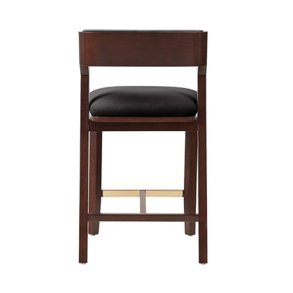 Manhattan Comfort - Patricia Counter Stool  in Black - Set of 2 - 2-CS023-BK veiw 4