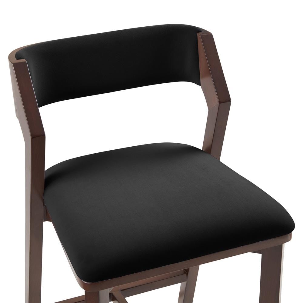 Manhattan Comfort - Patricia Counter Stool  in Black - Set of 3 - 3-CS023-BK veiw 7
