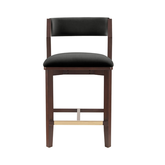 Manhattan Comfort - Patricia Counter Stool  in Black - CS023-BK veiw 1