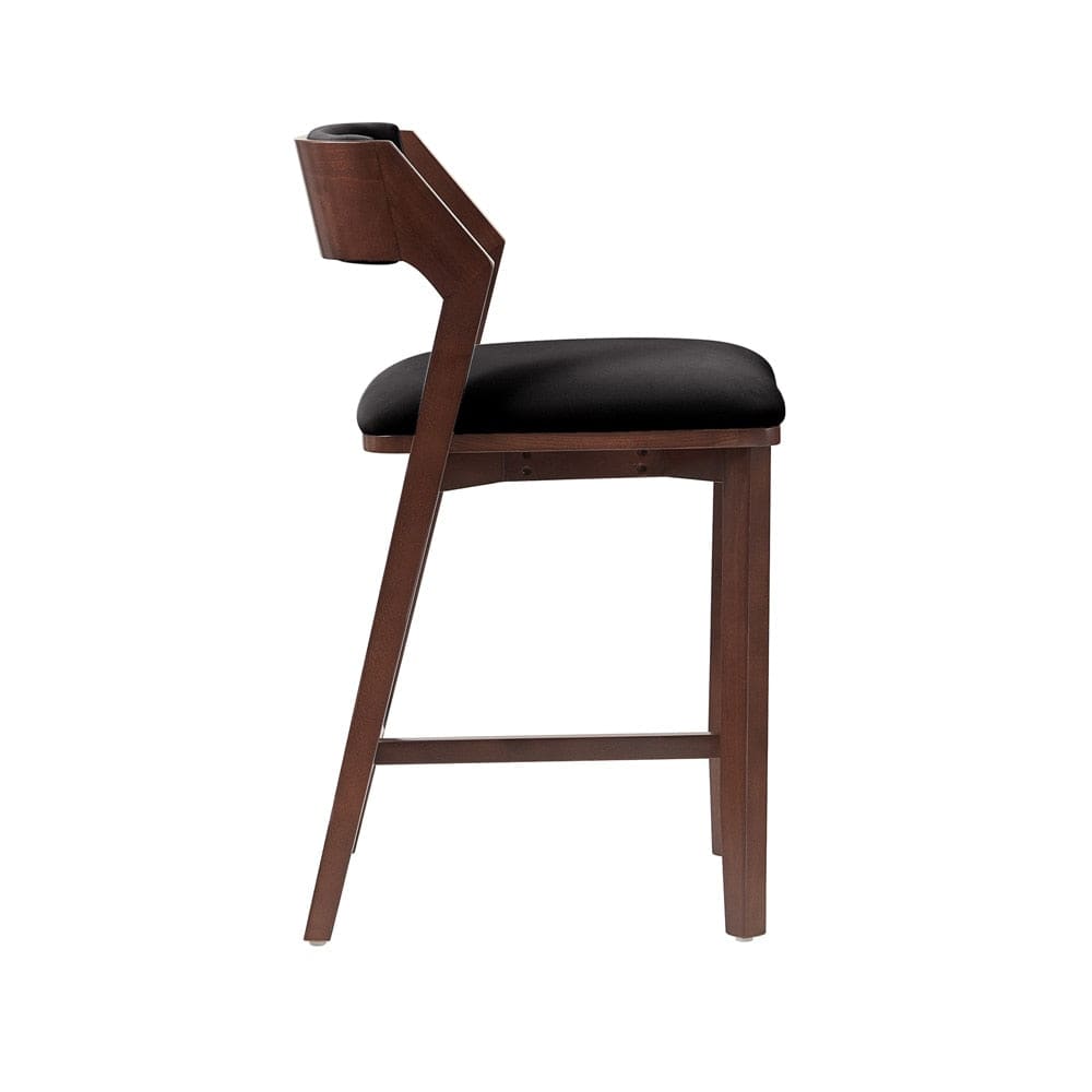 Manhattan Comfort - Patricia Counter Stool  in Black - CS023-BK veiw 2