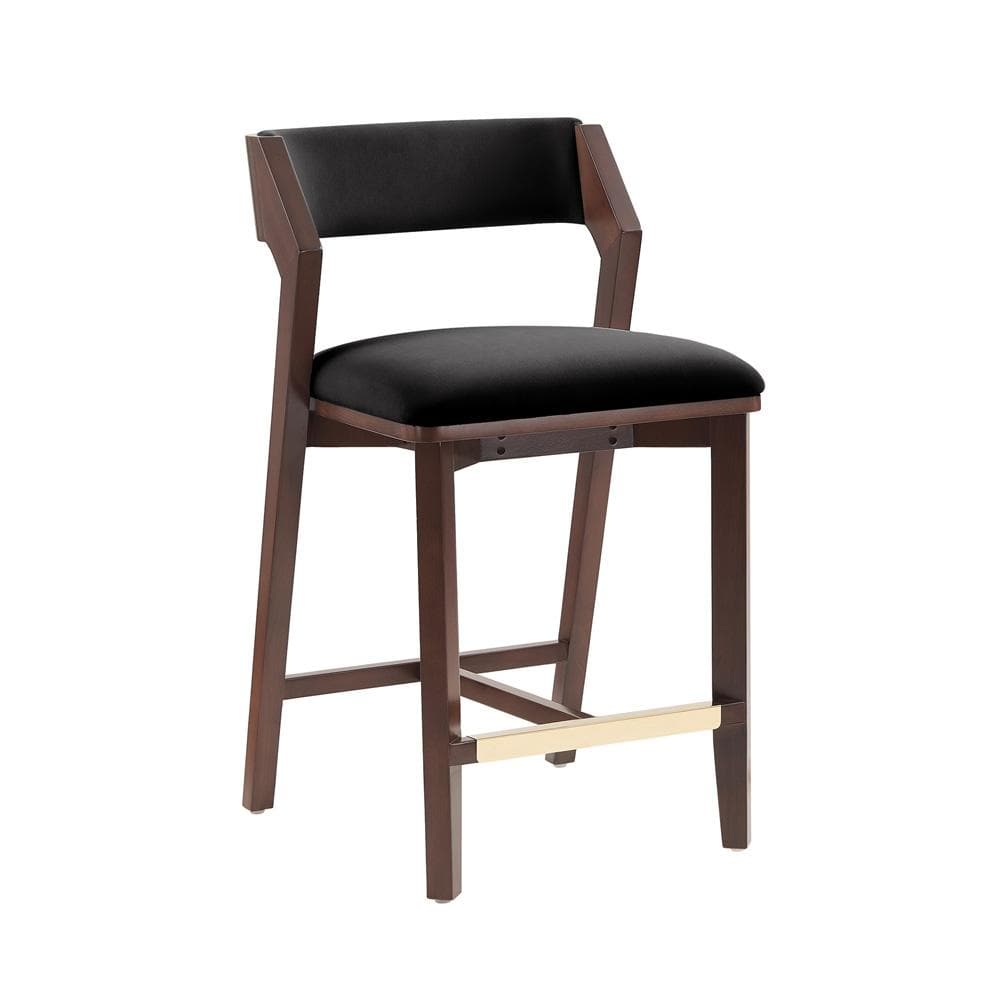 Manhattan Comfort - Patricia Counter Stool  in Black - CS023-BK veiw 3
