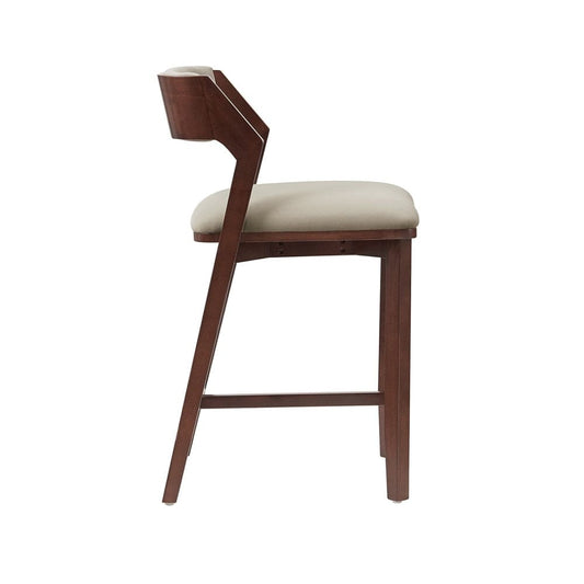 Manhattan Comfort - Patricia Counter Stool  in Linen - Set of 3 - 3-CS023-LN veiw 2