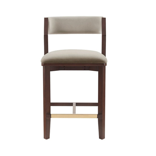 Manhattan Comfort - Patricia Counter Stool  in Linen - CS023-LN veiw 1