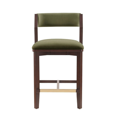 Manhattan Comfort - Patricia Counter Stool  in Turtle Green - CS023-GR veiw 1