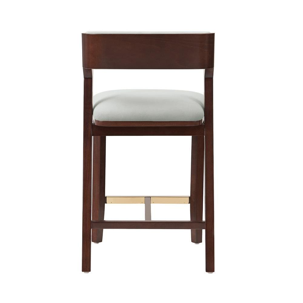 Manhattan Comfort - Patricia Counter Stool  in White Glacier - Set of 2 - 2-CS023-WH veiw 4