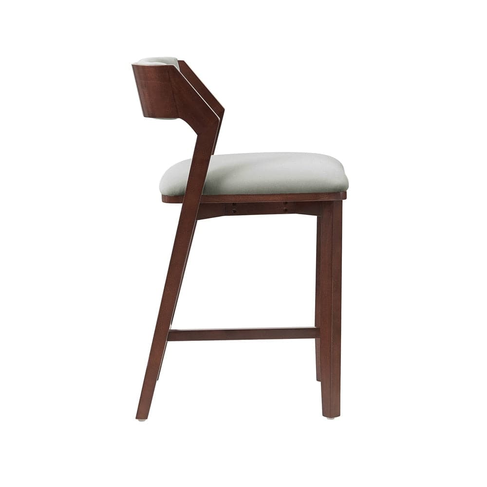 Manhattan Comfort - Patricia Counter Stool  in White Glacier - Set of 3 - 3-CS023-WH veiw 2