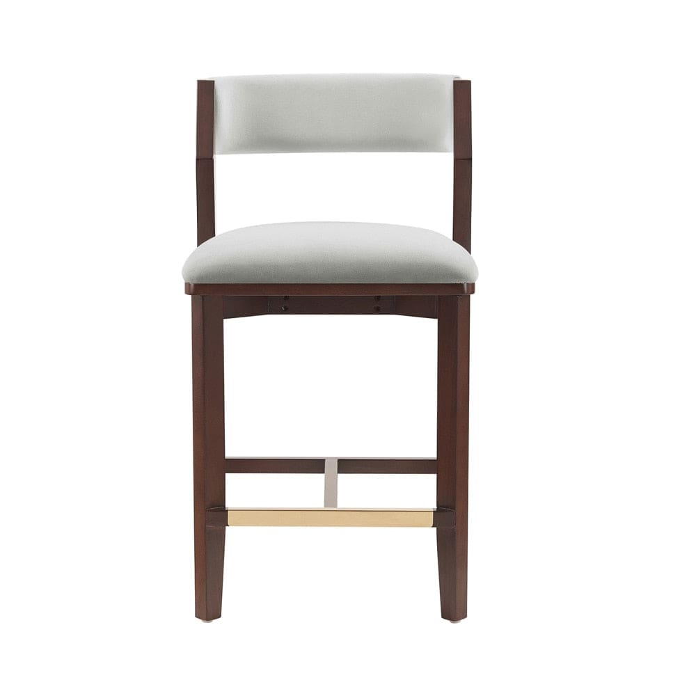 Manhattan Comfort - Patricia Counter Stool  in White Glacier - CS023-WH veiw 1