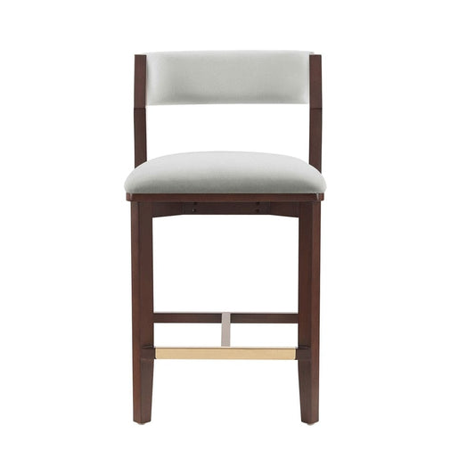 Manhattan Comfort - Patricia Counter Stool  in White Glacier - CS023-WH veiw 1
