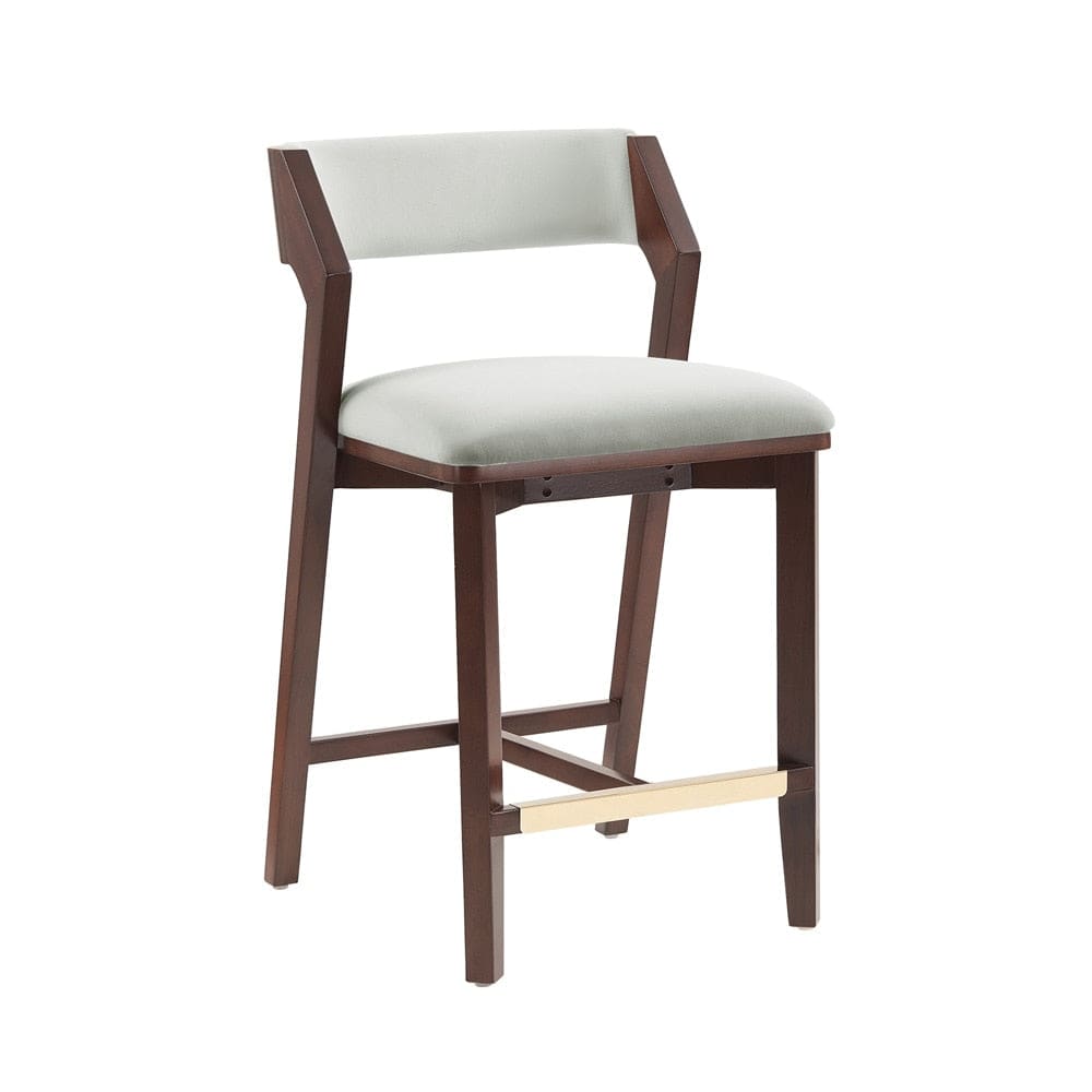 Manhattan Comfort - Patricia Counter Stool  in White Glacier - CS023-WH veiw 3