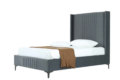 Manhattan Comfort - Promenade 48in Bed in Grey - BD010-48-GY veiw 3