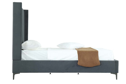 Manhattan Comfort - Promenade 48in Bed in Grey - BD010-48-GY veiw 4