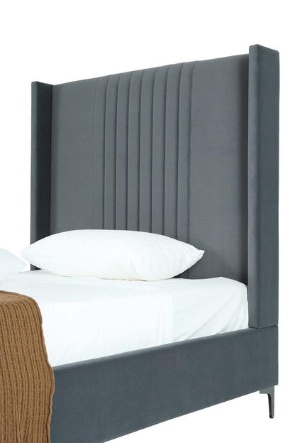 Manhattan Comfort - Promenade 48in Bed in Grey - BD010-48-GY veiw 7