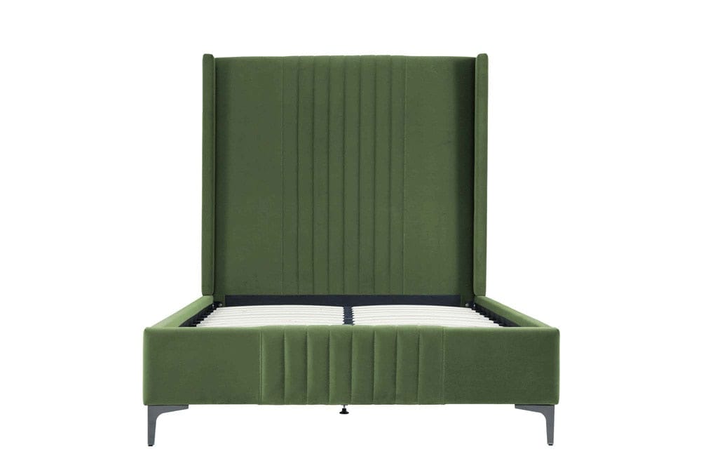 Manhattan Comfort - Promenade 48in Bed in Moss Green - BD010-48-MG veiw 1