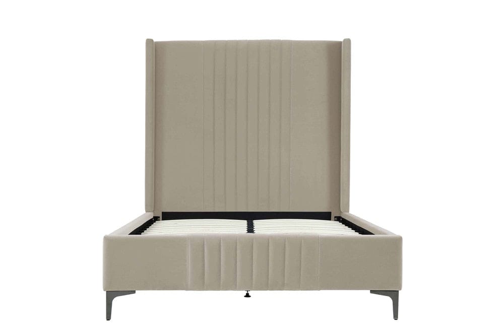 Manhattan Comfort - Promenade 48in Bed in Rustic Taupe - BD010-48-RT veiw 1