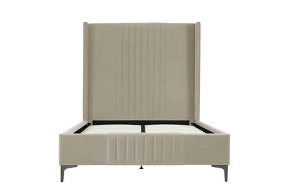Manhattan Comfort - Promenade 48in Bed in Rustic Taupe - BD010-48-RT veiw 1
