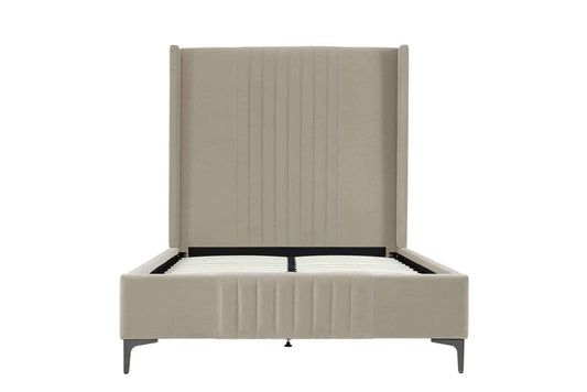 Manhattan Comfort - Promenade 48in Bed in Rustic Taupe - BD010-48-RT veiw 1