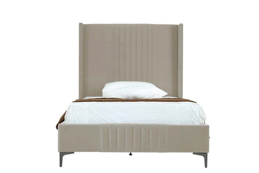 Manhattan Comfort - Promenade 48in Bed in Rustic Taupe - BD010-48-RT veiw 2