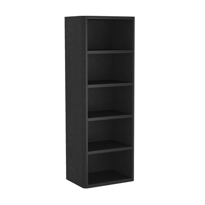 Manhattan Comfort - Rivington 28in Open Bookcase in Black (5-Shelf) - Set of 2 - 2-BC003-BK veiw 3