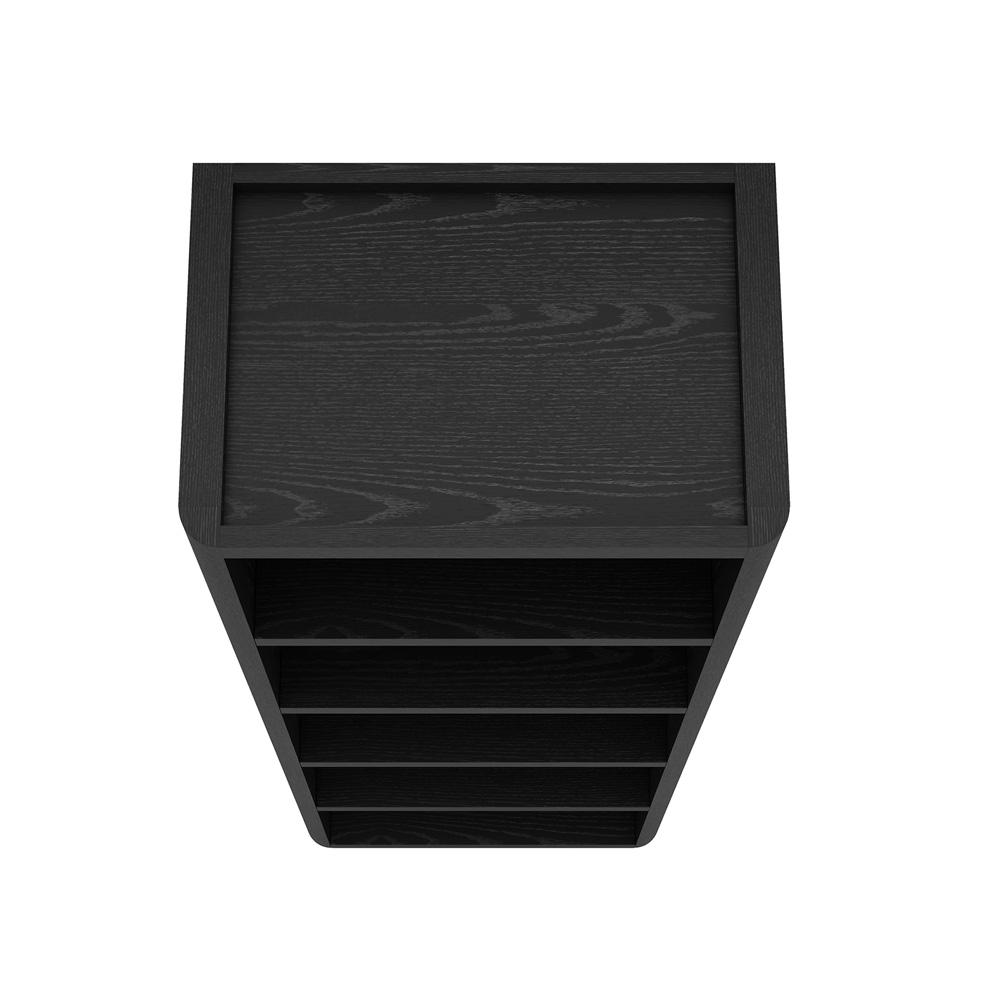Manhattan Comfort - Rivington 28in Open Bookcase in Black (5-Shelf) - Set of 3 - 3-BC003-BK veiw 6