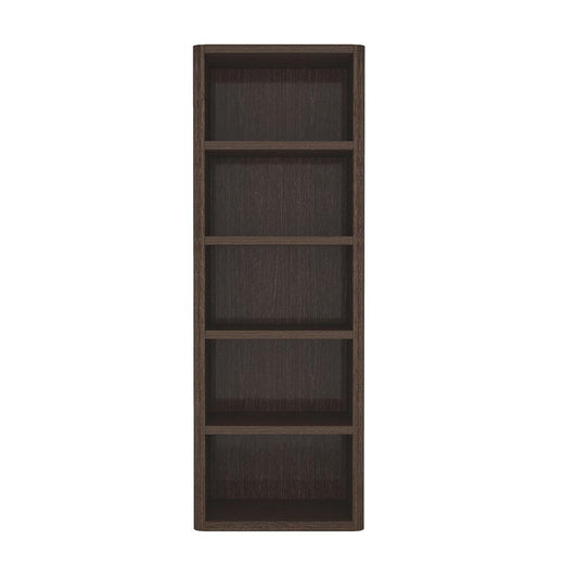 Manhattan Comfort - Rivington 28in Open Bookcase in Dark Walnut (5-Shelf) - BC003-BR veiw 1