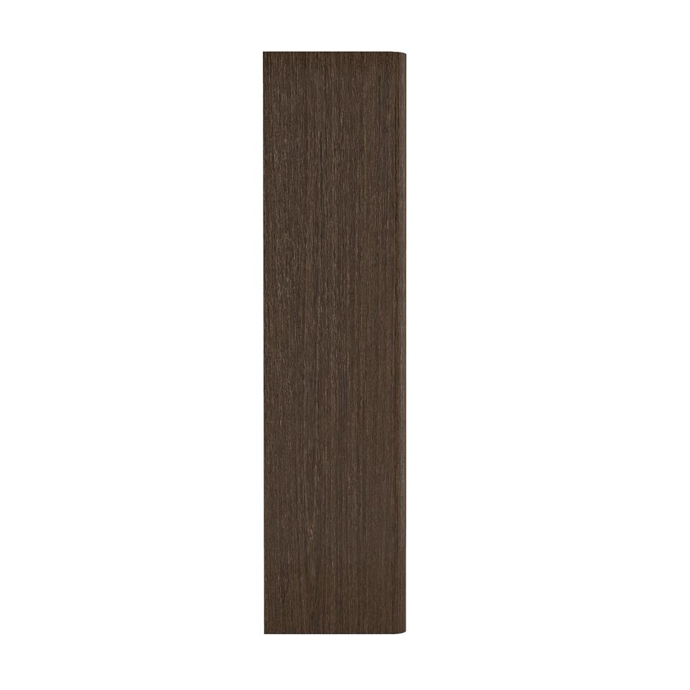 Manhattan Comfort - Rivington 28in Open Bookcase in Dark Walnut (5-Shelf) - BC003-BR veiw 2