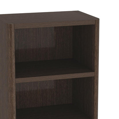 Manhattan Comfort - Rivington 28in Open Bookcase in Dark Walnut (5-Shelf) - BC003-BR veiw 7