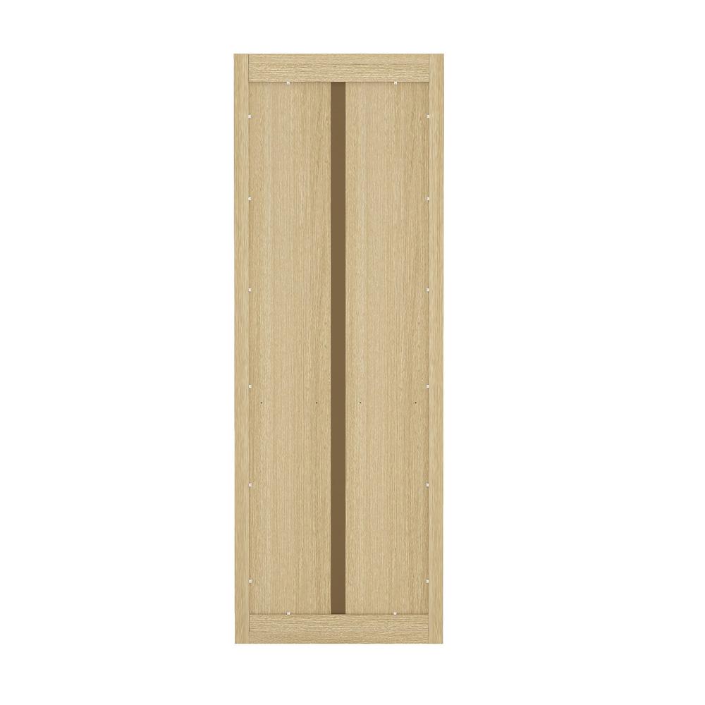 Manhattan Comfort - Rivington 28in Open Bookcase in Natural Oak (5-Shelf) - Set of 3 - 3-BC003-NA veiw 4