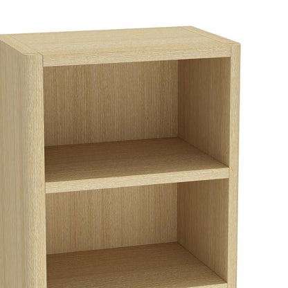 Manhattan Comfort - Rivington 28in Open Bookcase in Natural Oak (5-Shelf) - Set of 3 - 3-BC003-NA veiw 7