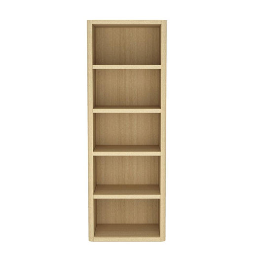 Manhattan Comfort - Rivington 28in Open Bookcase in Natural Oak (5-Shelf) - BC003-NA veiw 1