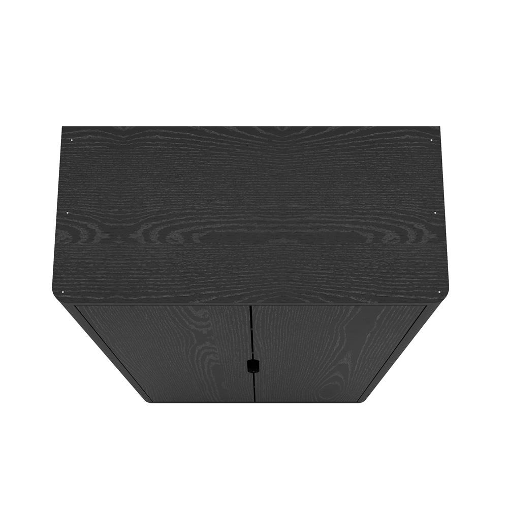 Manhattan Comfort - Rivington 38in Bookcase Cabinet in Black (5-Shelf) - BC004-BK veiw 3