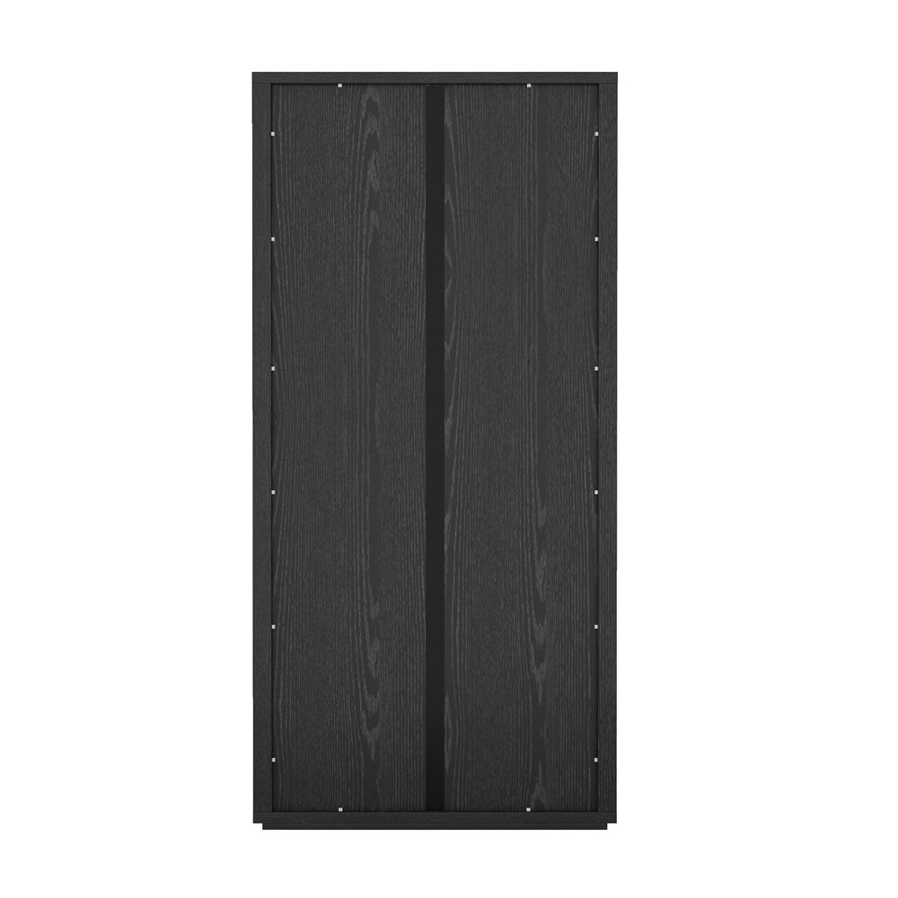 Manhattan Comfort - Rivington 38in Bookcase Cabinet in Black (5-Shelf) - Set of 2 - 2-BC005-BK veiw 5