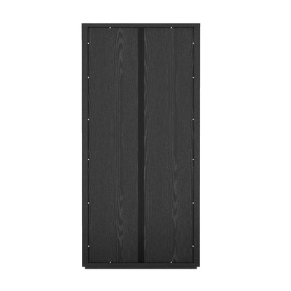 Manhattan Comfort - Rivington 38in Bookcase Cabinet in Black (5-Shelf) - Set of 2 - 2-BC005-BK veiw 5