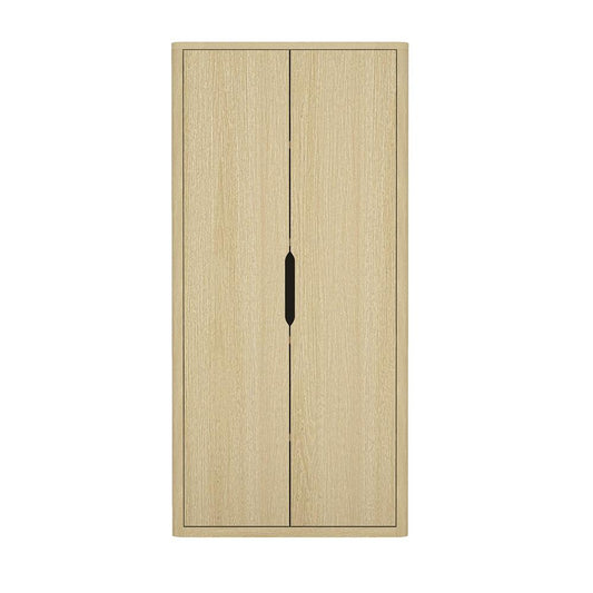 Manhattan Comfort - Rivington 38in Bookcase Cabinet in Natural Oak (5-Shelf) - BC004-NA veiw 1