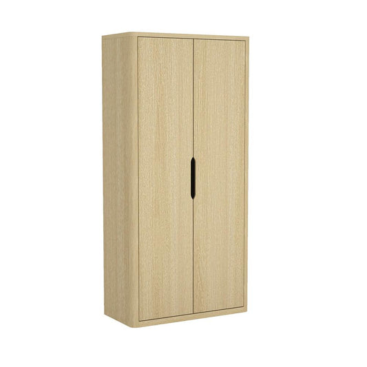 Manhattan Comfort - Rivington 38in Bookcase Cabinet in Natural Oak (5-Shelf) - BC004-NA veiw 2