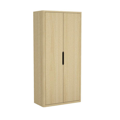 Manhattan Comfort - Rivington 38in Bookcase Cabinet in Natural Oak (5-Shelf) - Set of 2 - 2-BC004-NA veiw 2